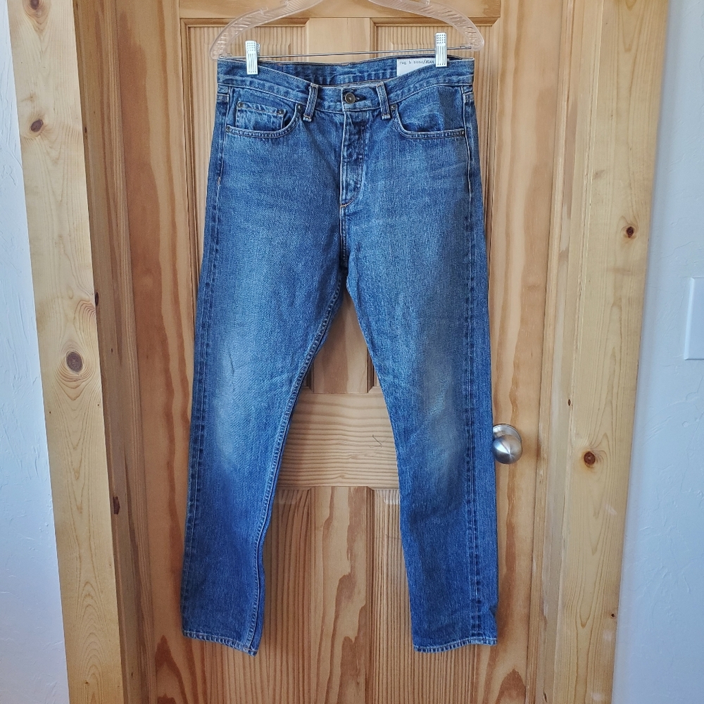 rag & bone Marilyn High Slim Boyfriend Jeans Devon 28